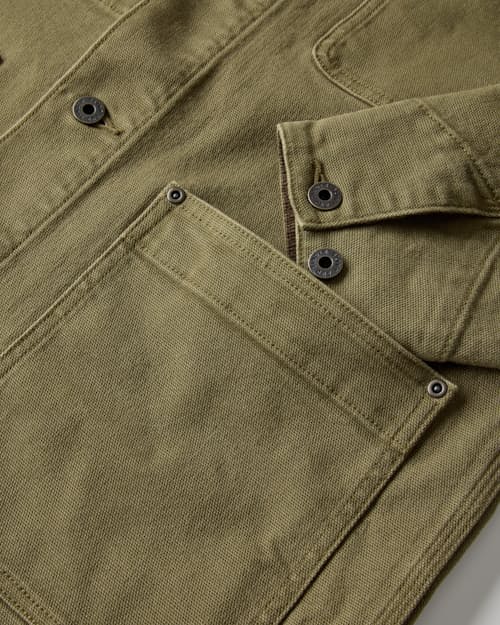 laydown detail image of Mason Canvas Barn Jacket