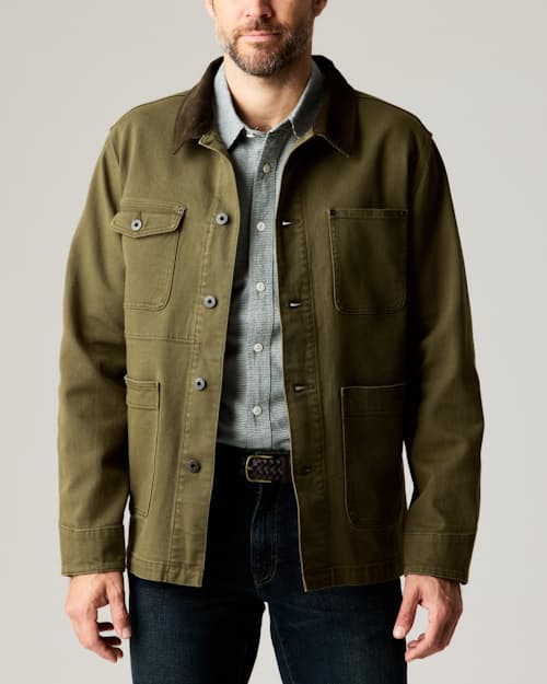 lifestyle image of Mason Canvas Barn Jacket
