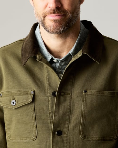 lifestyle image of Mason Canvas Barn Jacket