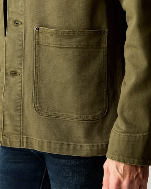 lifestyle image of Mason Canvas Barn Jacket