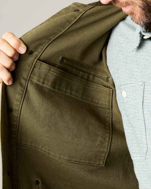 lifestyle image of Mason Canvas Barn Jacket