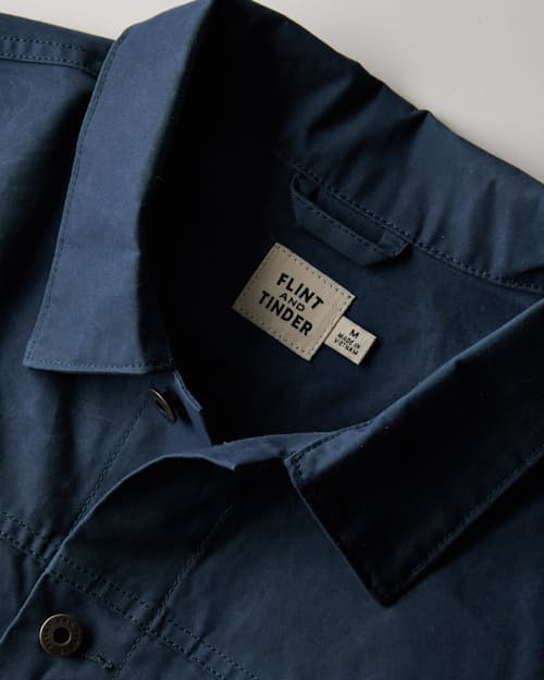 laydown detail image of Dry Wax Trucker Jacket