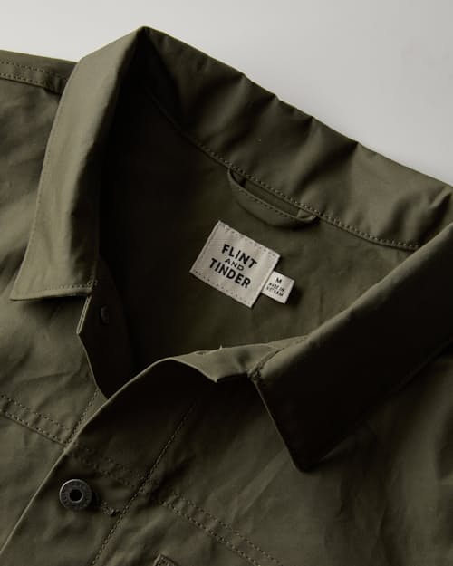 laydown detail image of Dry Wax Trucker Jacket
