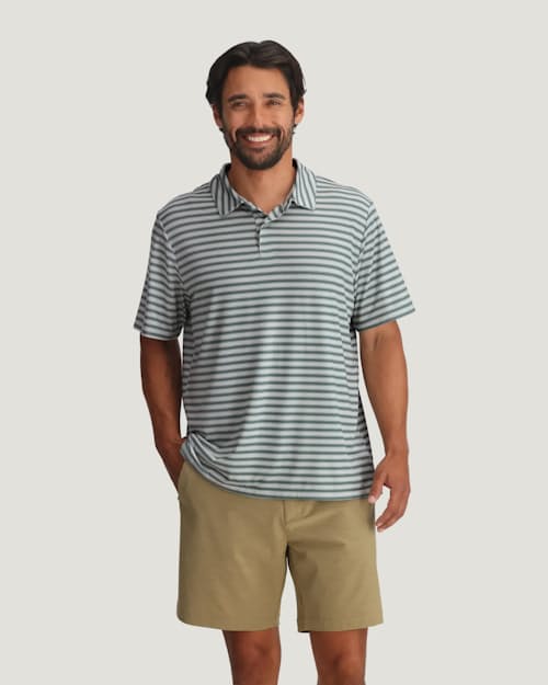on model image of Elevate Polo