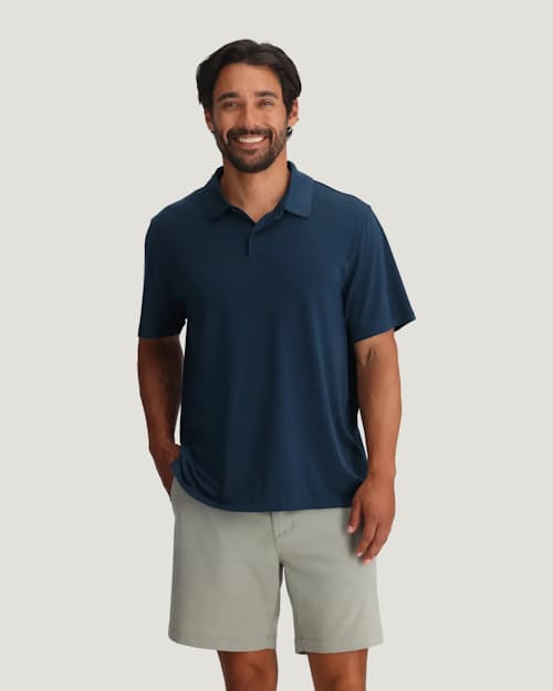 on model image of Elevate Polo