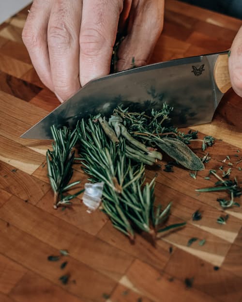 lifestyle image of Station - Maple Valley Richlite Chef's Knife