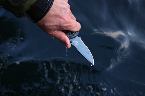 lifestyle image of Adira - Drop-Point Pocket Knife