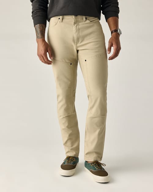 on model image of Rover Double-Knee Work Pant - HB Slim