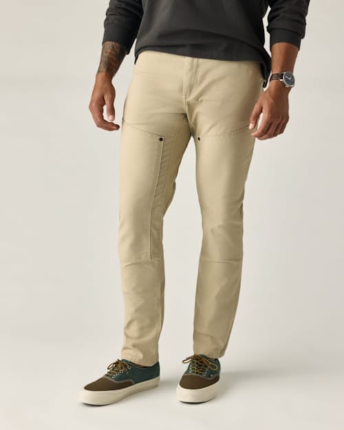 on model image of Rover Double-Knee Work Pant - HB Slim
