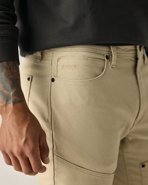 on model image of Rover Double-Knee Work Pant - HB Slim