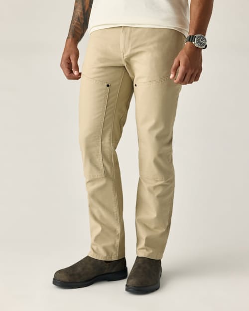 on model image of Rover Double-Knee Work Pant - HB Straight