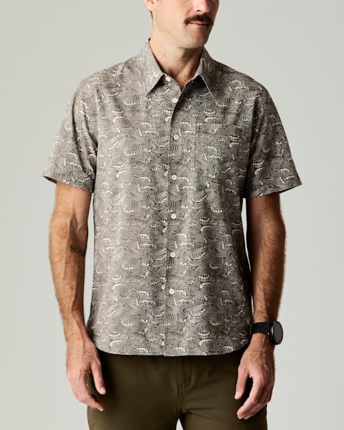 on model image of Airweave Performance Shirt