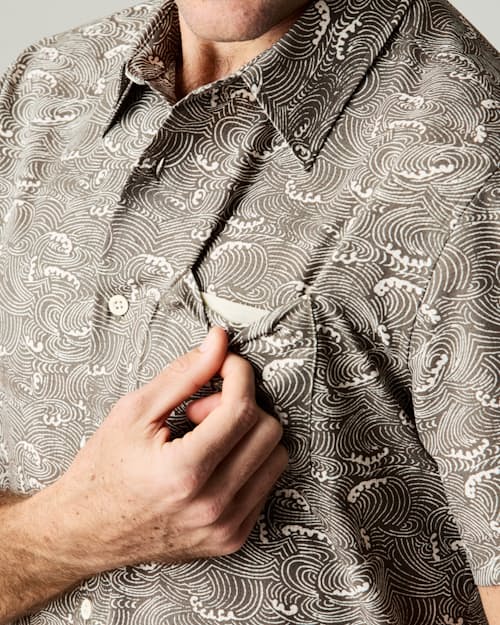 on model image of Airweave Performance Shirt