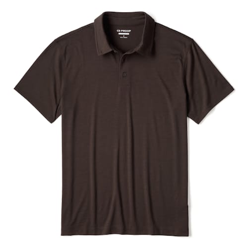 laydown image of 72-Hour Merino Polo Shirt