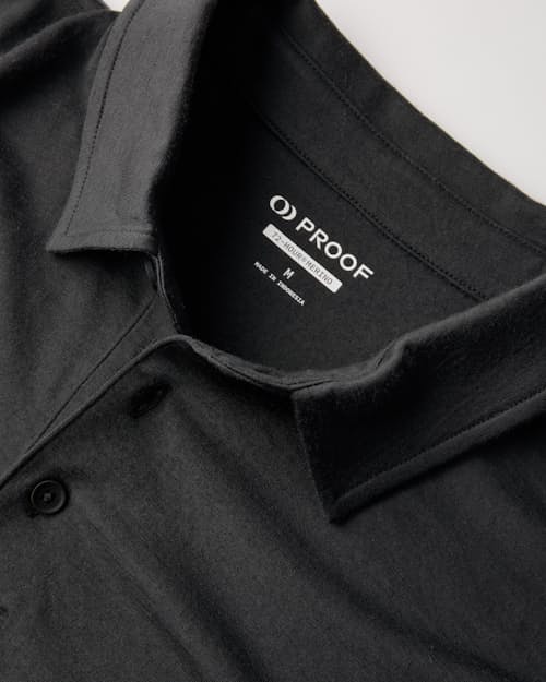 laydown detail image of 72-Hour Merino Polo Shirt