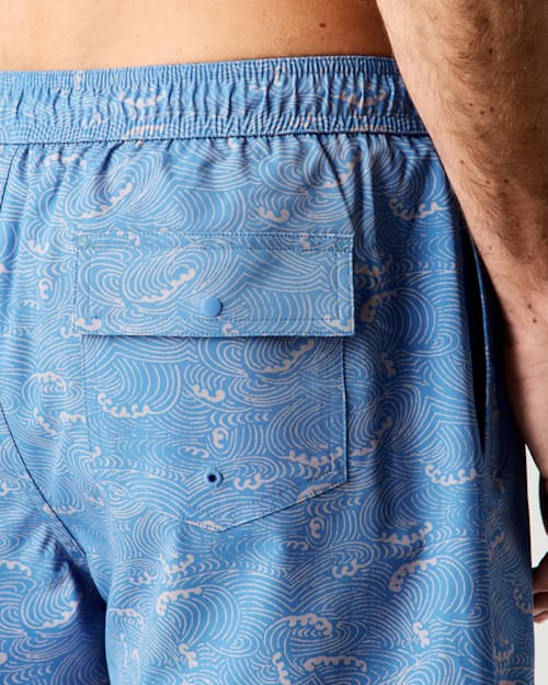 lifestyle image of Performance Lined Swim Trunks - 5"