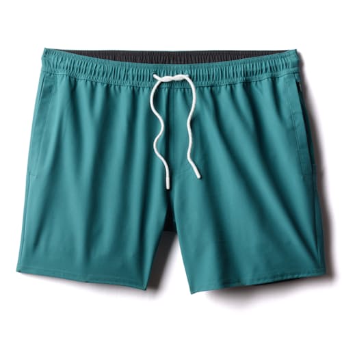laydown image of Performance Lined Swim Trunks - 5"