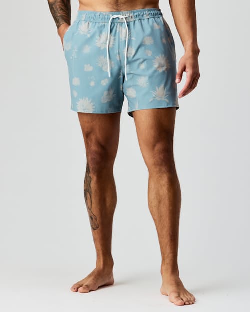 lifestyle image of Performance Lined Swim Trunks - 5"