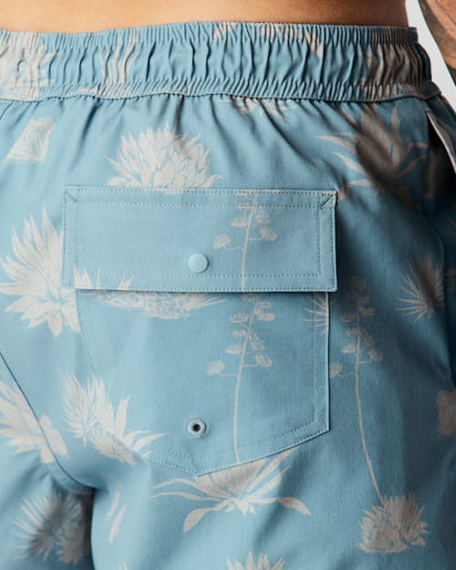 lifestyle image of Performance Lined Swim Trunks - 5"