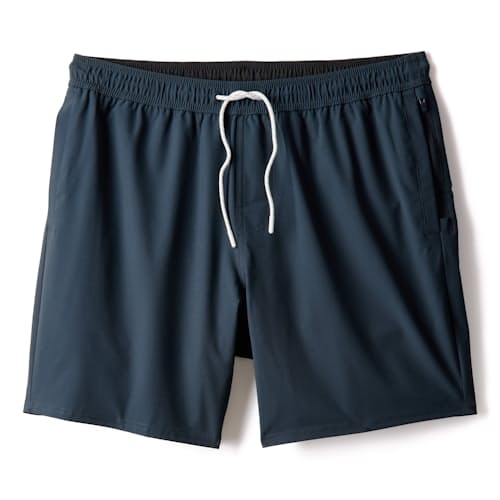 laydown image of Performance Lined Swim Trunks - 7"