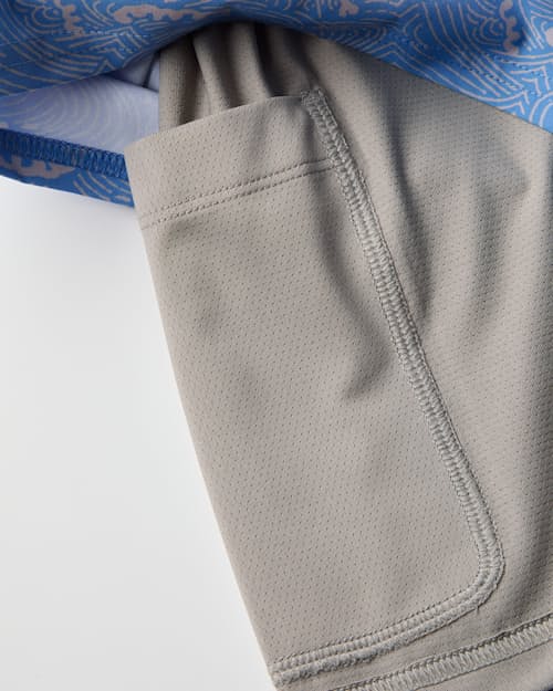 laydown detail image of Performance Lined Swim Trunks - 7"