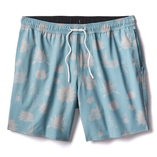 laydown image of Performance Lined Swim Trunks - 7"