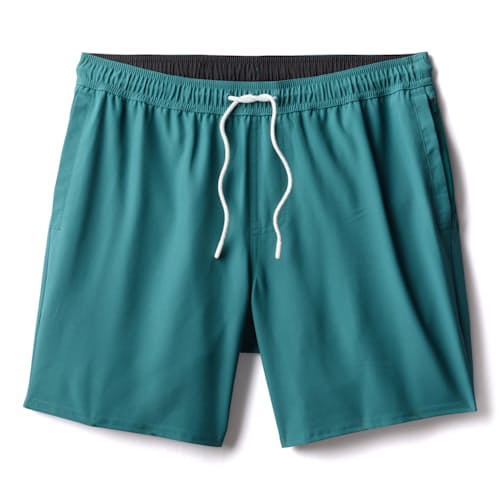 laydown image of Performance Lined Swim Trunks - 7"