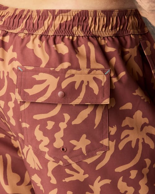 lifestyle image of Performance Lined Swim Trunks - 7"