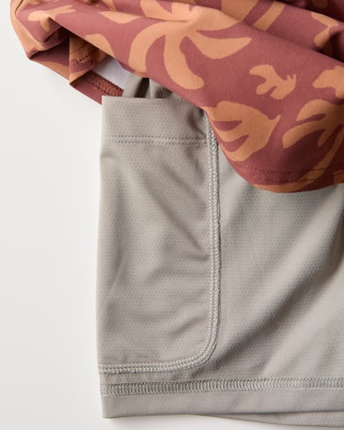 laydown detail image of Performance Lined Swim Trunks - 7"