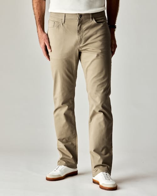 on model image of 365 5-Pocket Pant - HB Athletic Straight