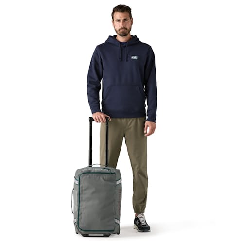 on model image of Black Hole Wheeled Duffel 40L