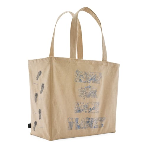 laydown image of Recycled Oversized Tote