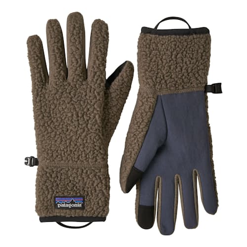 laydown image of Retro Pile Gloves