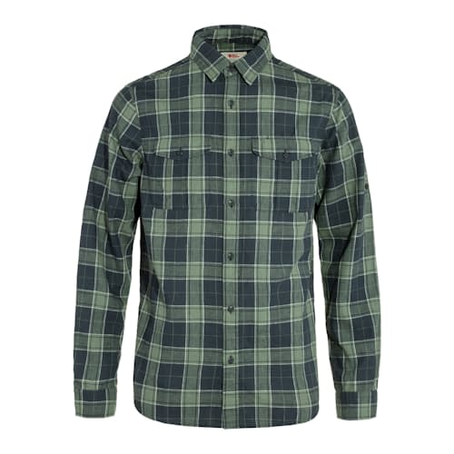 laydown image of Ovik Travel Long Sleeve Shirt