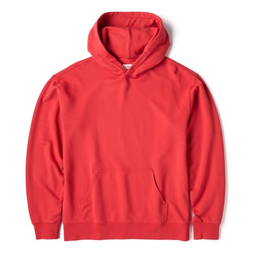 laydown image of Midweight Terry Pullover Hoodie