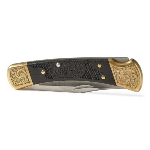 laydown image of Code to the West 110 Knife