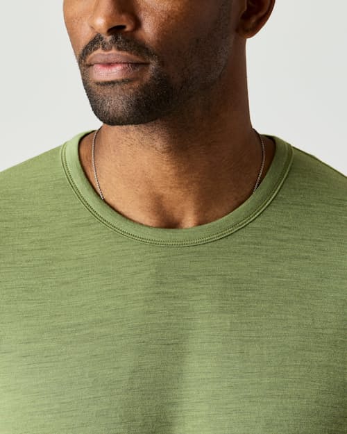 on model image of 72-Hour Merino T-Shirt - Classic Fit