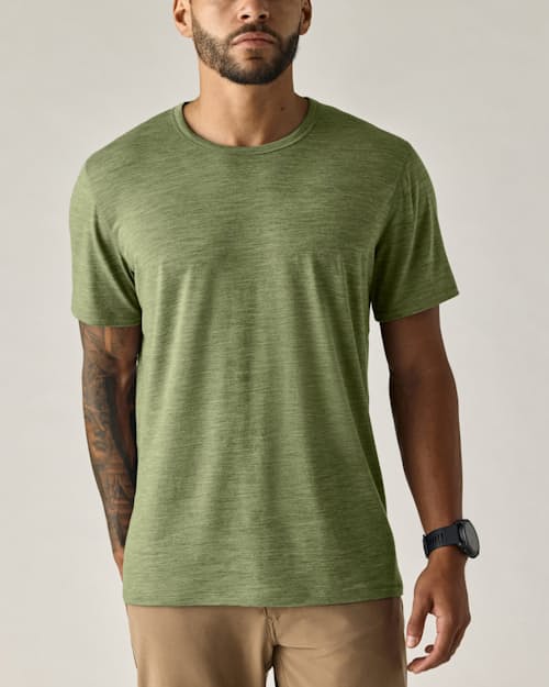 on model image of 72-Hour Merino T-Shirt - Classic Fit