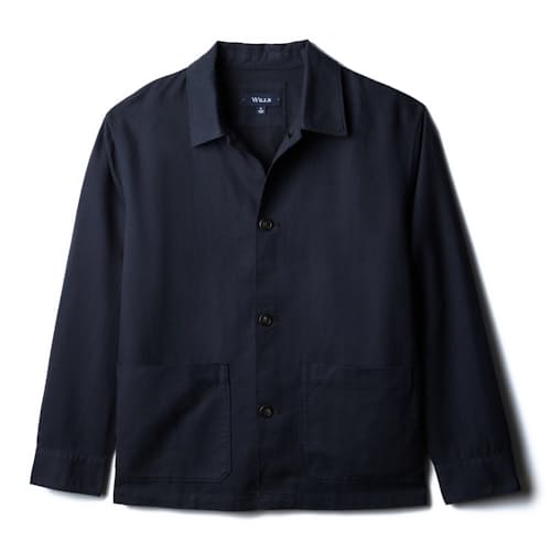 laydown image of Cotton Linen Chore Jacket