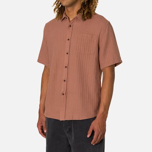 on model image of Alan Short Sleeve Shirt
