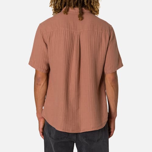 on model image of Alan Short Sleeve Shirt