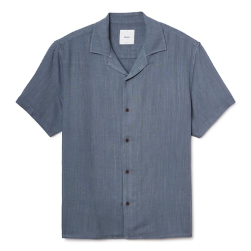 laydown image of Teller Camp Short Sleeve Shirt