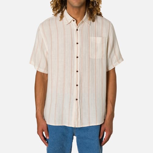 on model image of Alan Short Sleeve Shirt
