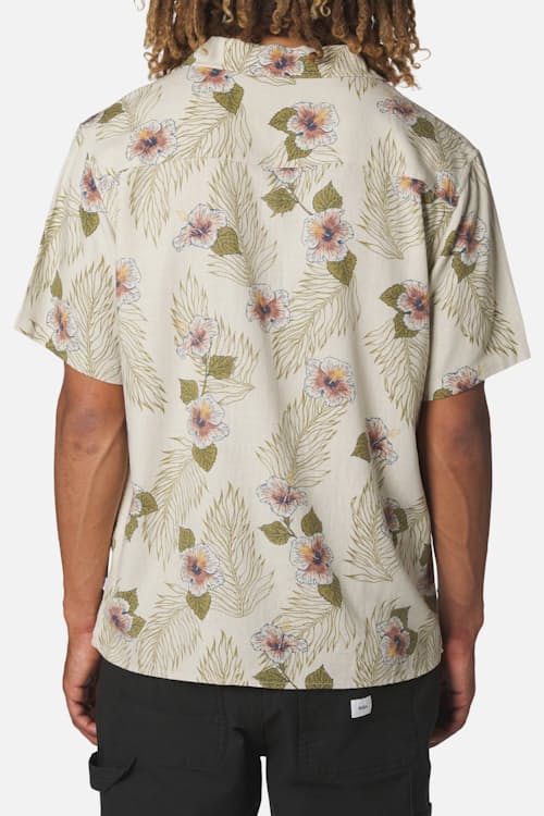 on model image of Mallow Short Sleeve Shirt