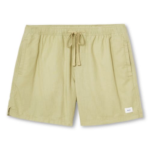 laydown image of Isaiah Cotton Linen Local Short - 7"