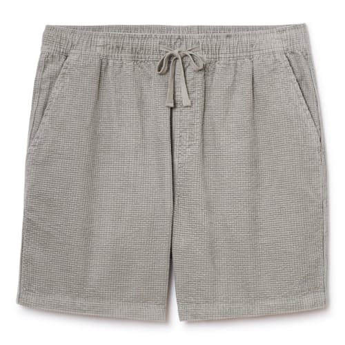 laydown image of Ward Waffle Cord Short - 6.5"