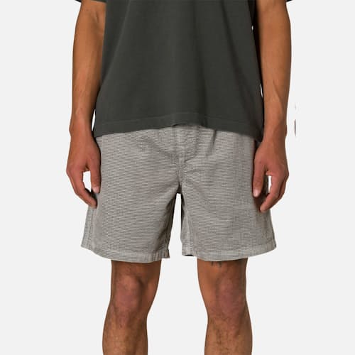 on model image of Ward Waffle Cord Short - 6.5"