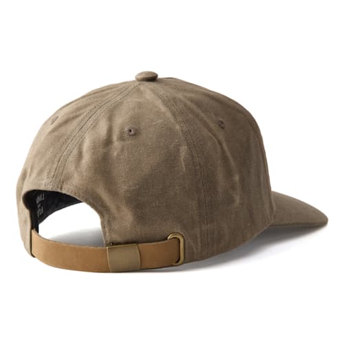 laydown image of Waxed Canvas Chain-Stitched Hat