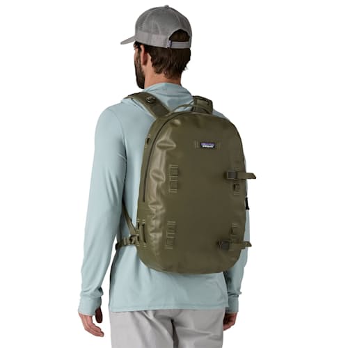 on model image of Guidewater Backpack