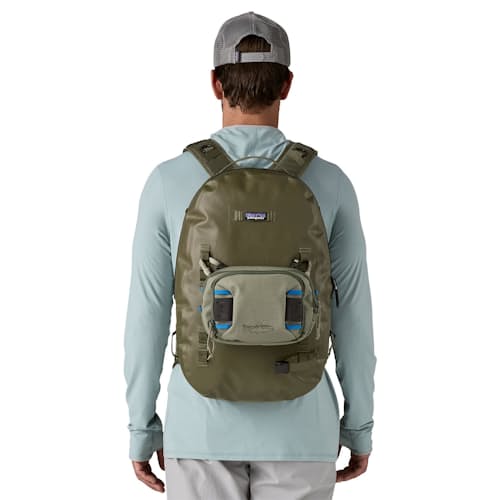 on model image of Guidewater Backpack